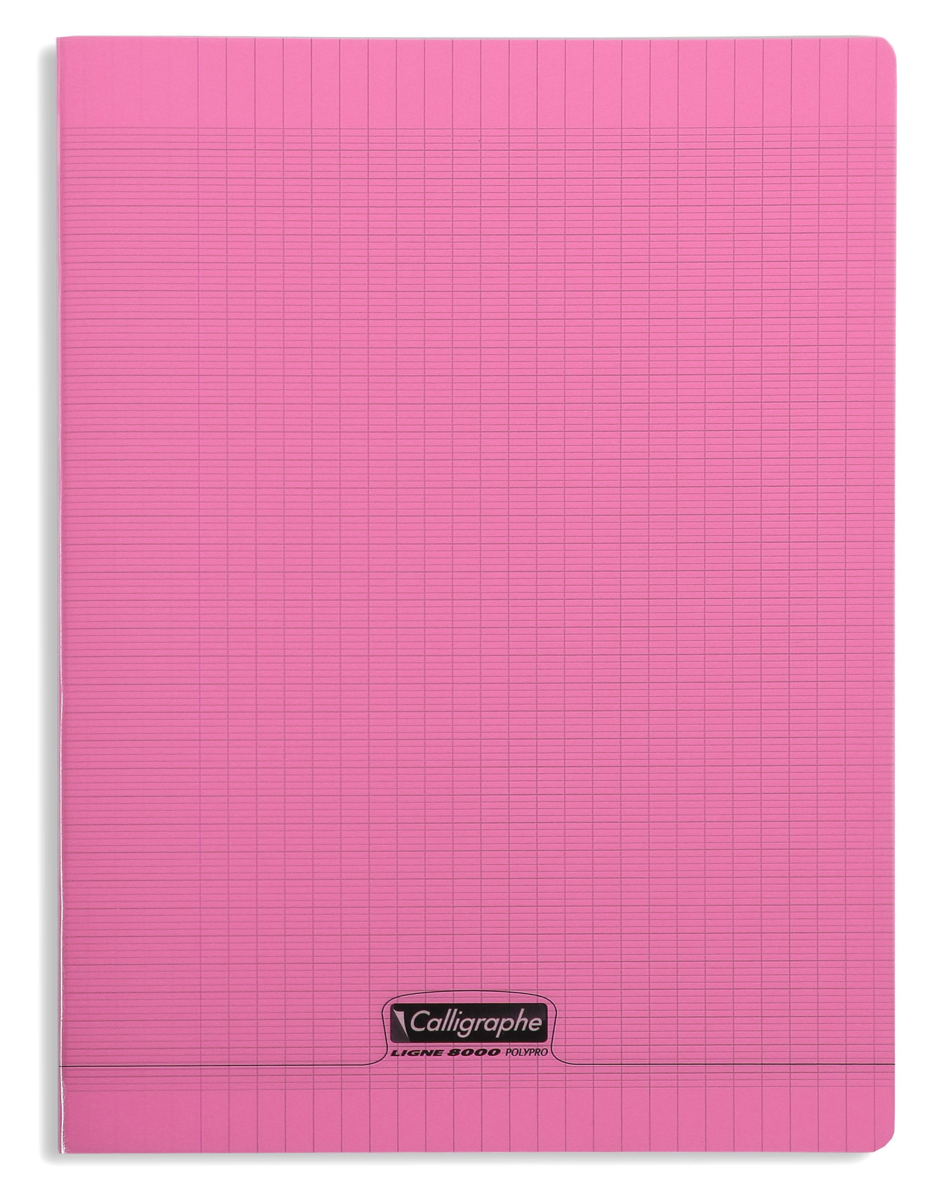 Cahier piqué 8000 POLYPRO 24x32 cm 96 pages grands carreaux 90 g